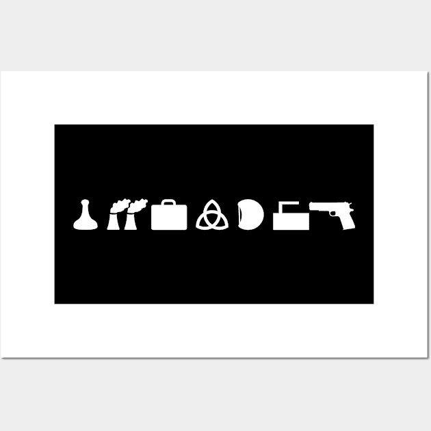 Dark Netflix Icons-German Wall Art by tonylonder